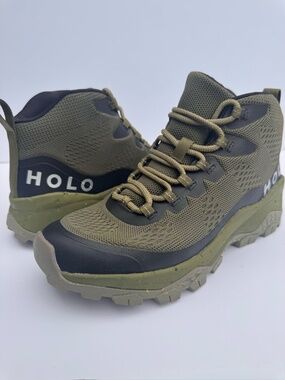 HOLO Troy Mid Hiking Boots Women's 9.5 Avocado Green Trail NWOT
